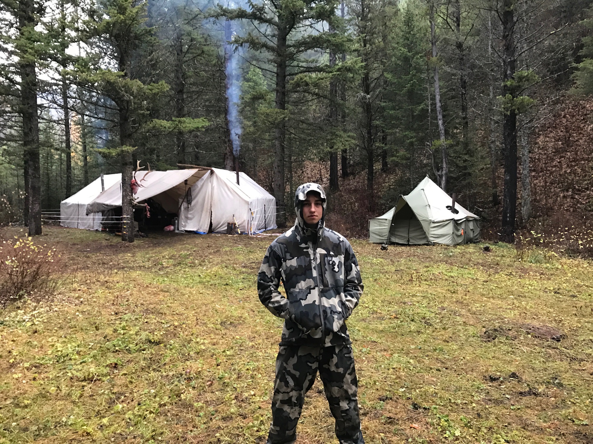 Snowy Springs hunting camp