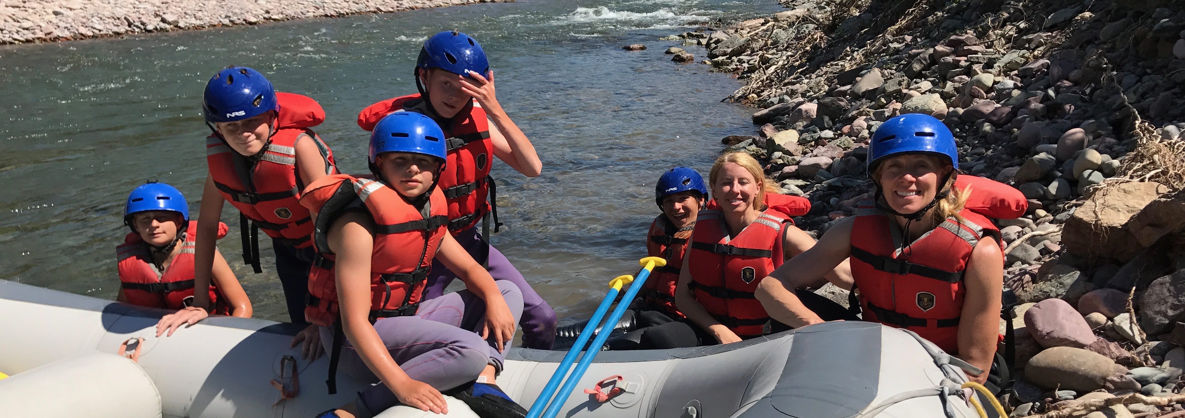 Snowy Springs wilderness ride and raft Montana wilderness horseback riding and whitewater rafting near Glacier National Park