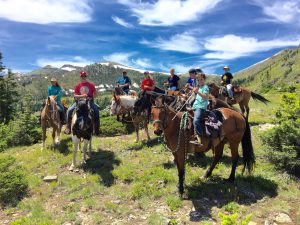 Montana horseback ride near Glacier National Park